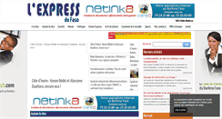 Desktop Screenshot of lexpressdufaso-bf.com